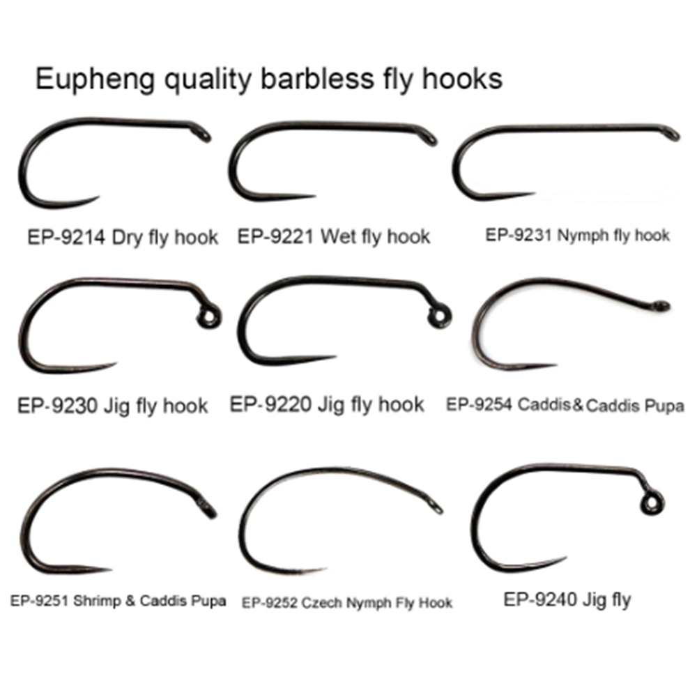 Fishing Hook Barbless - Aventik Eupheng 100 ADET Yarışma Kancasız