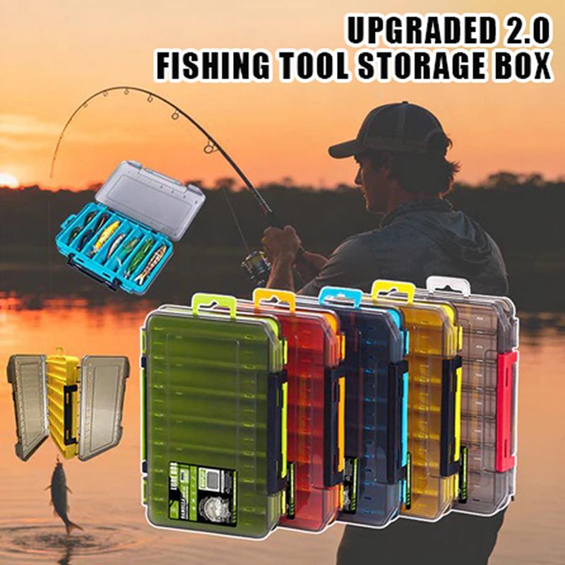 Fishing Hook Box - Çift Taraflı Kompakt Olta Takımı Kutusu