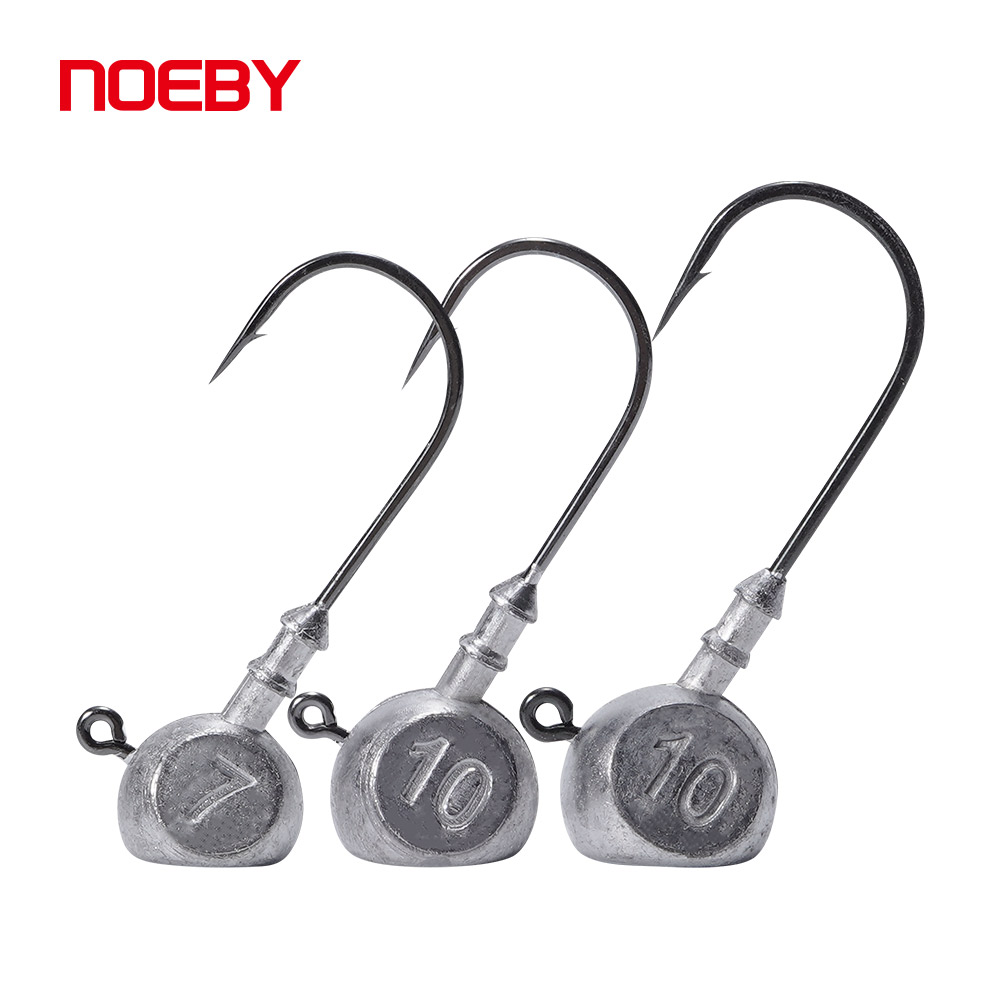 Noeby Jig kafa 7g 10g 1/0 2/0  - Fishing Hook Offset incelemesi ve fiyatı