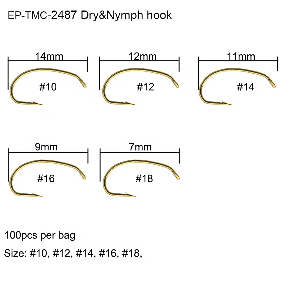 Eupheng 100 adet EP-TMC2487 Ku - Fishing Hook Barbless incelemesi ve fiyatı