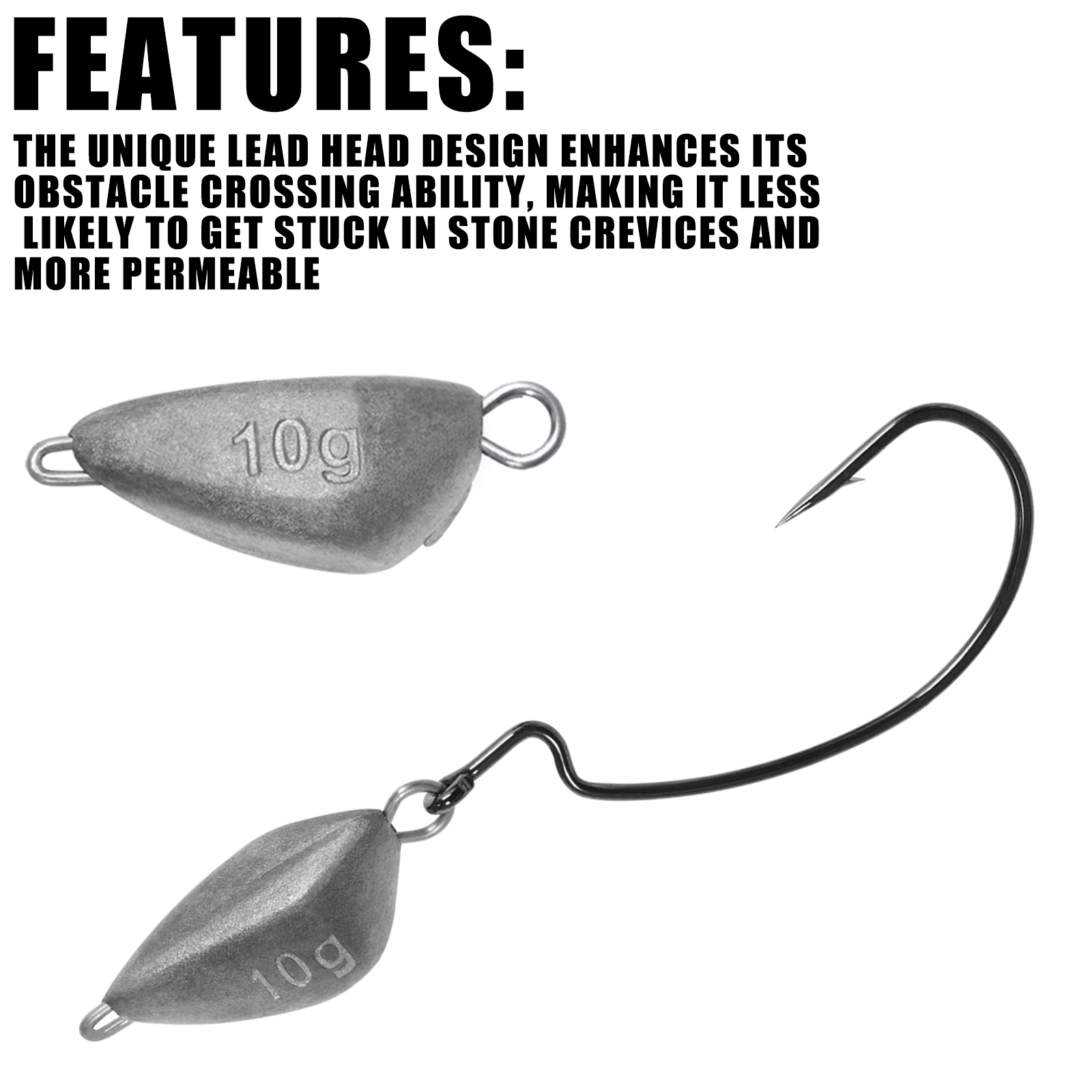 SAMOLLA 5 adet Jig Kafa Balıkç - Fishing Hook Jig incelemesi ve fiyatı