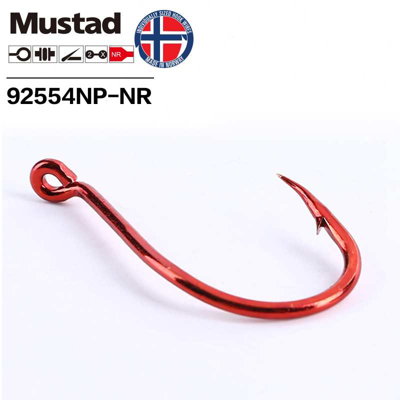 Mustad Büyük Kırmızı 2X İntiha - Fishing Hook Barbless incelemesi ve fiyatı